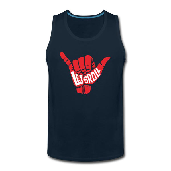 Let's Roll Men’s Tank Top - deep navy