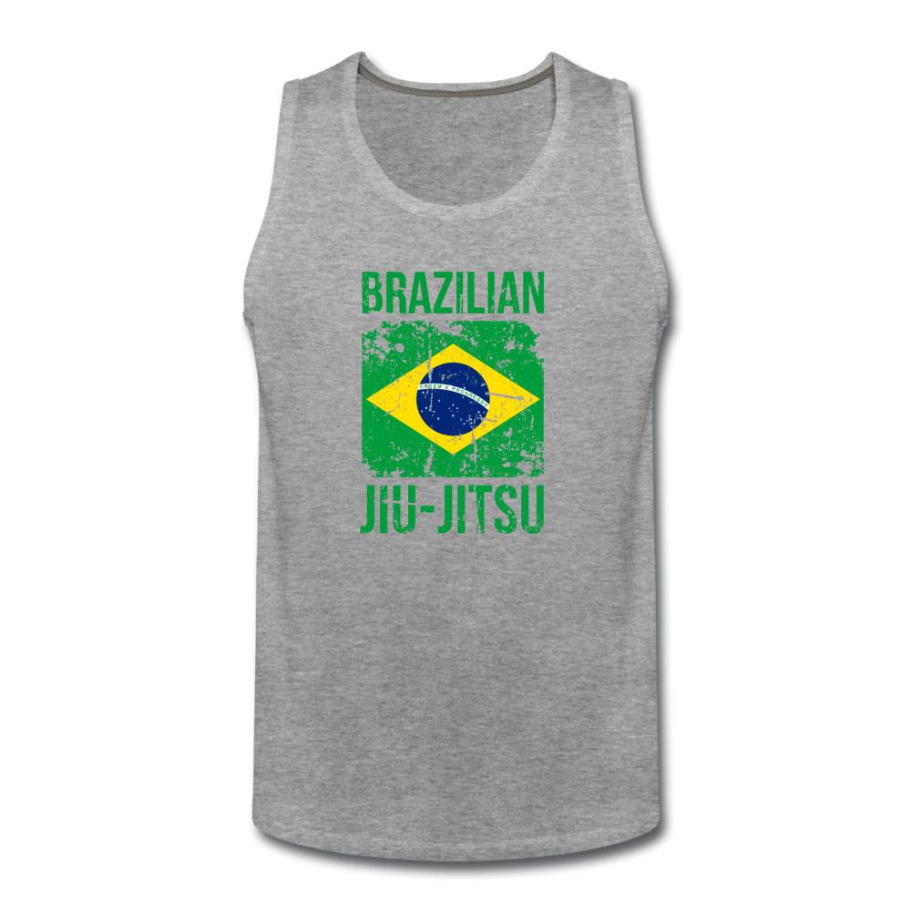 Brazilian Jiu Jitsu  Men’s Tank Top - heather gray
