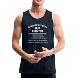 Reasons to Sleep With BJJ Fighter Men’s Tank Top - deep navy