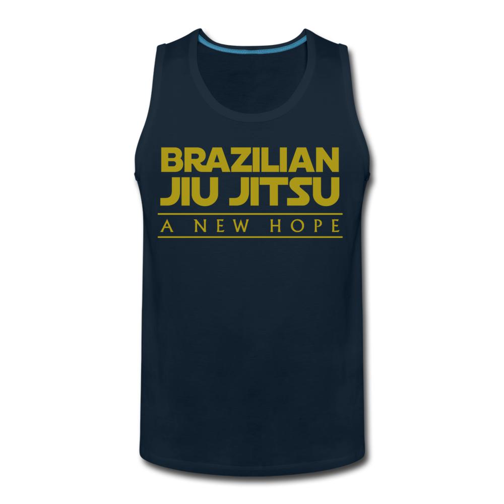 BJJ a new hope Men’s Tank Top - deep navy