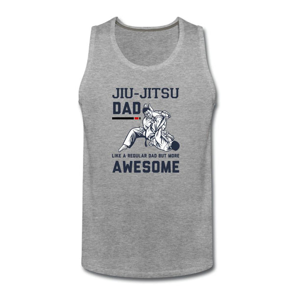 Jiu Jitsu Dad Men’s Tank Top - heather gray