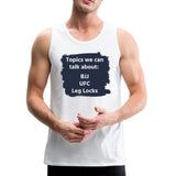 Topics we can talk about Men’s Tank Top - white