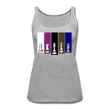 Brazilian Jiu Jitsu Human Chess Women’s Tank Top - heather gray