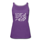 If You Don't Roll Then You Don't Know White Women’s Tank Top - purple