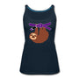 Purple Belt Sloth  Women’s Tank Top - deep navy