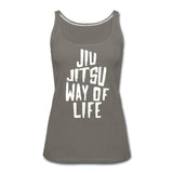 Jiu Jitsu Way of Life Women’s Tank Top - asphalt gray