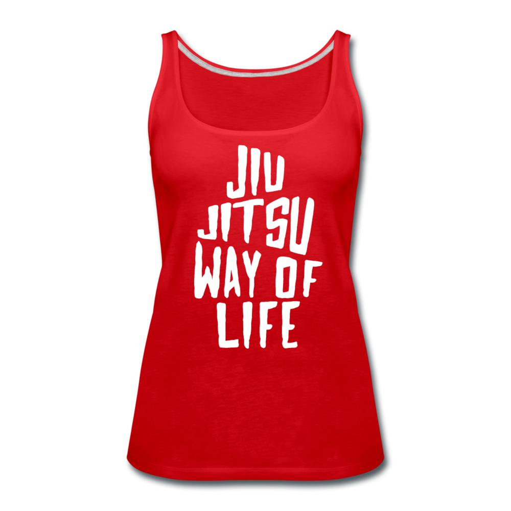 Jiu Jitsu Way of Life Women’s Tank Top - red