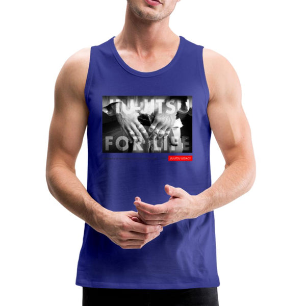 Jiu Jitsu for Life Men’s Tank Top - royal blue