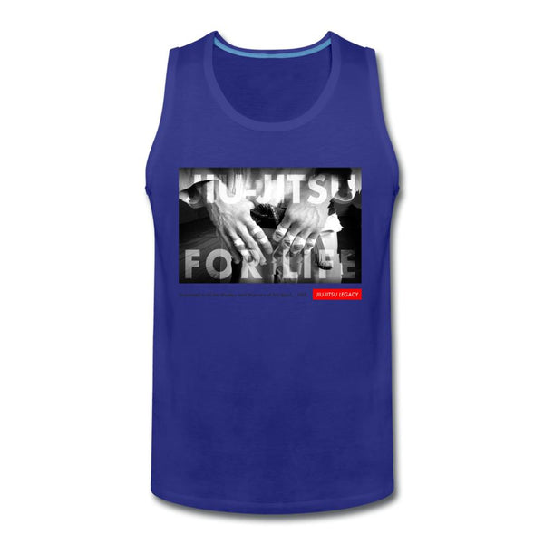 Jiu Jitsu for Life Men’s Tank Top - royal blue