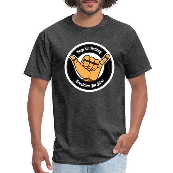 Keep On Rolling Black Unisex Classic T-Shirt - heather black