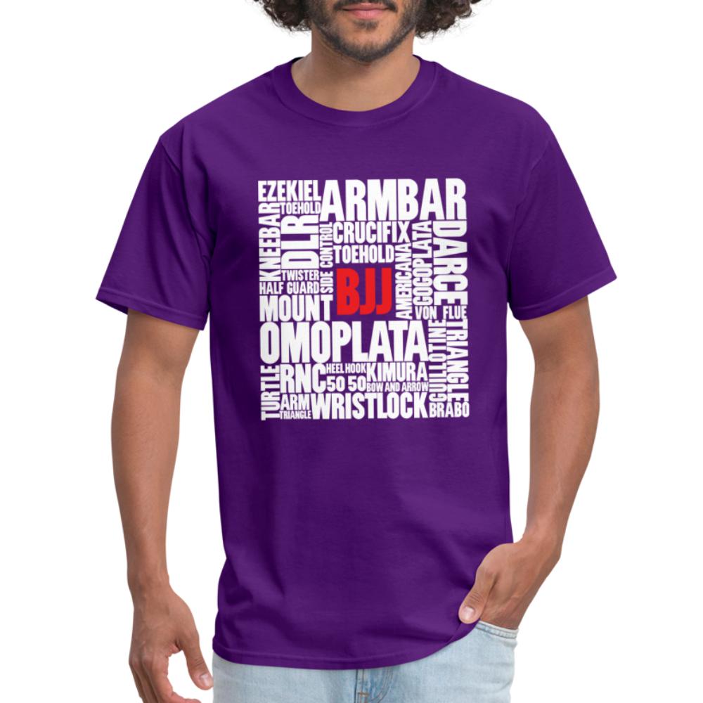 BJJ Words Men's Unisex Classic T-Shirt - purple