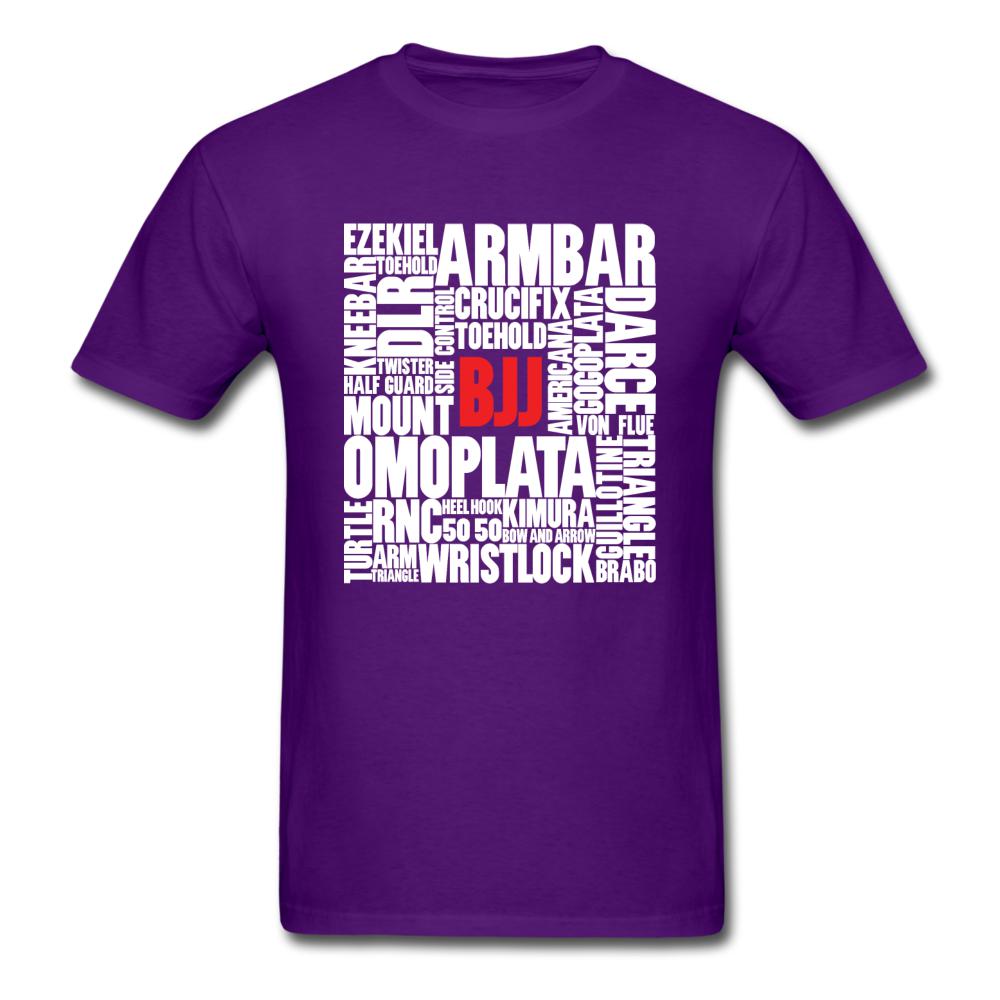 BJJ Words Men's Unisex Classic T-Shirt - purple