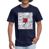 BJJ Words Men's Unisex Classic T-Shirt - navy