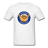 Keep On Rolling Blue Belt Unisex Classic T-Shirt - white