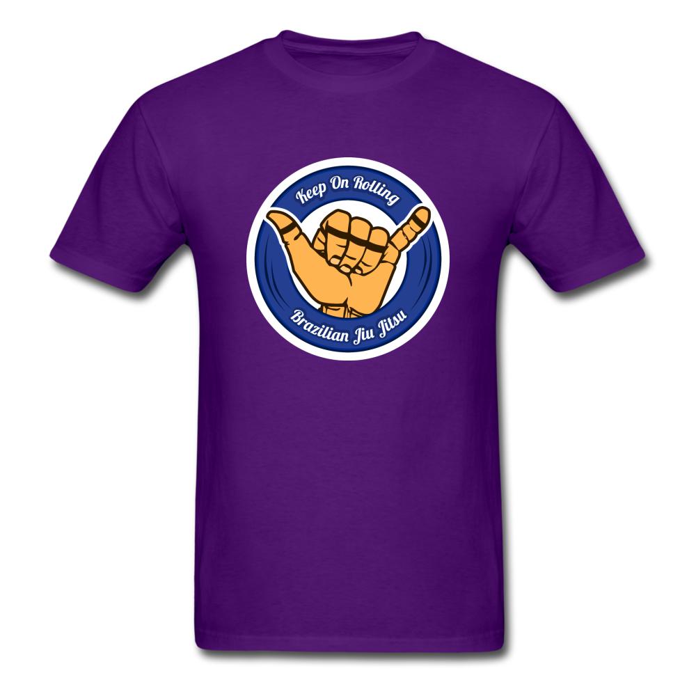 Keep On Rolling Blue Belt Unisex Classic T-Shirt - purple