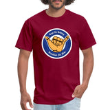 Keep On Rolling Blue Belt Unisex Classic T-Shirt - burgundy