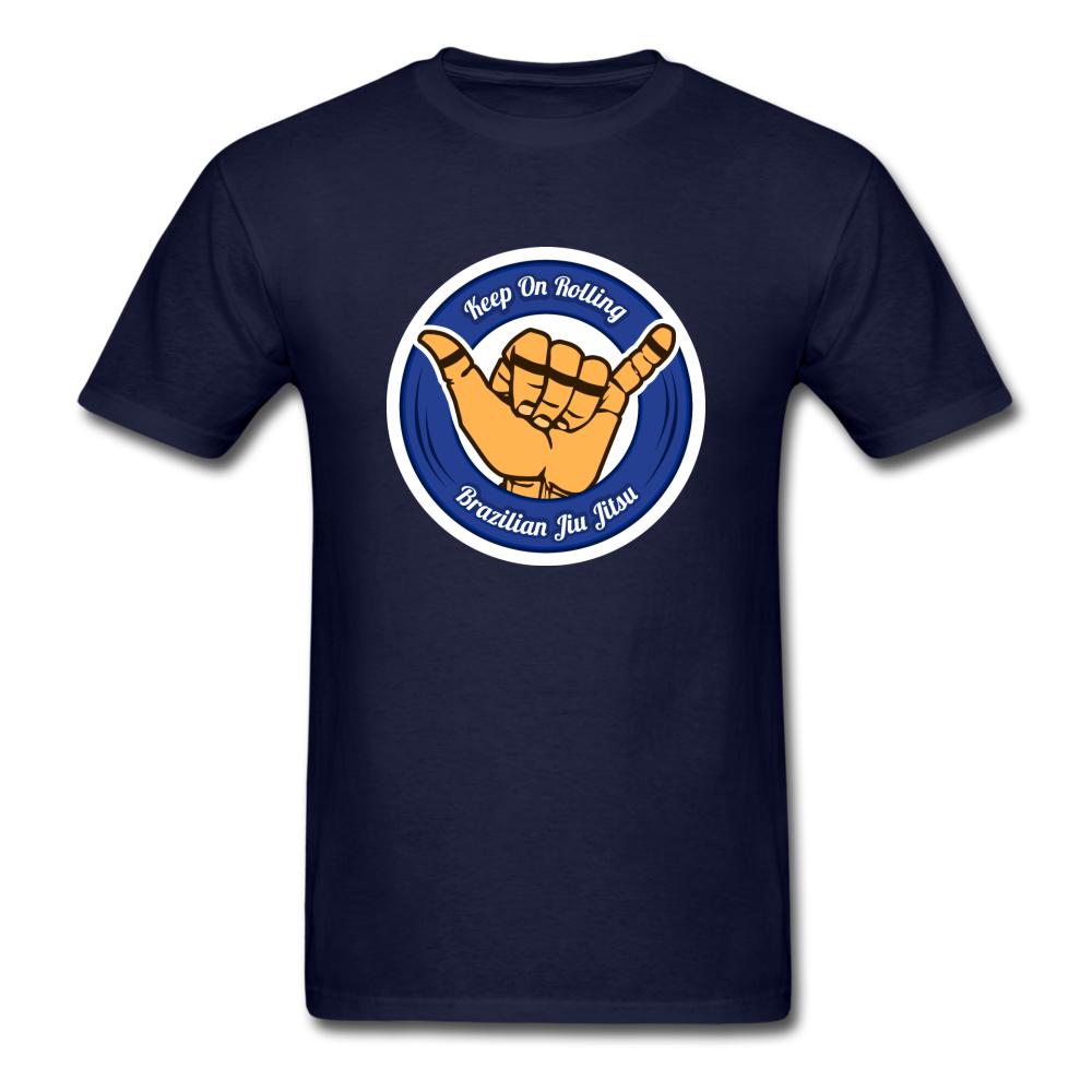Keep On Rolling Blue Belt Unisex Classic T-Shirt - navy