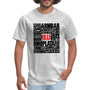 BJJ Words Black Text Unisex Classic T-Shirt - heather gray