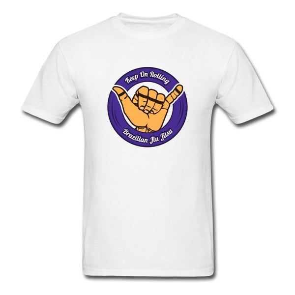 Keep On Rolling Purple Unisex Classic T-Shirt - white