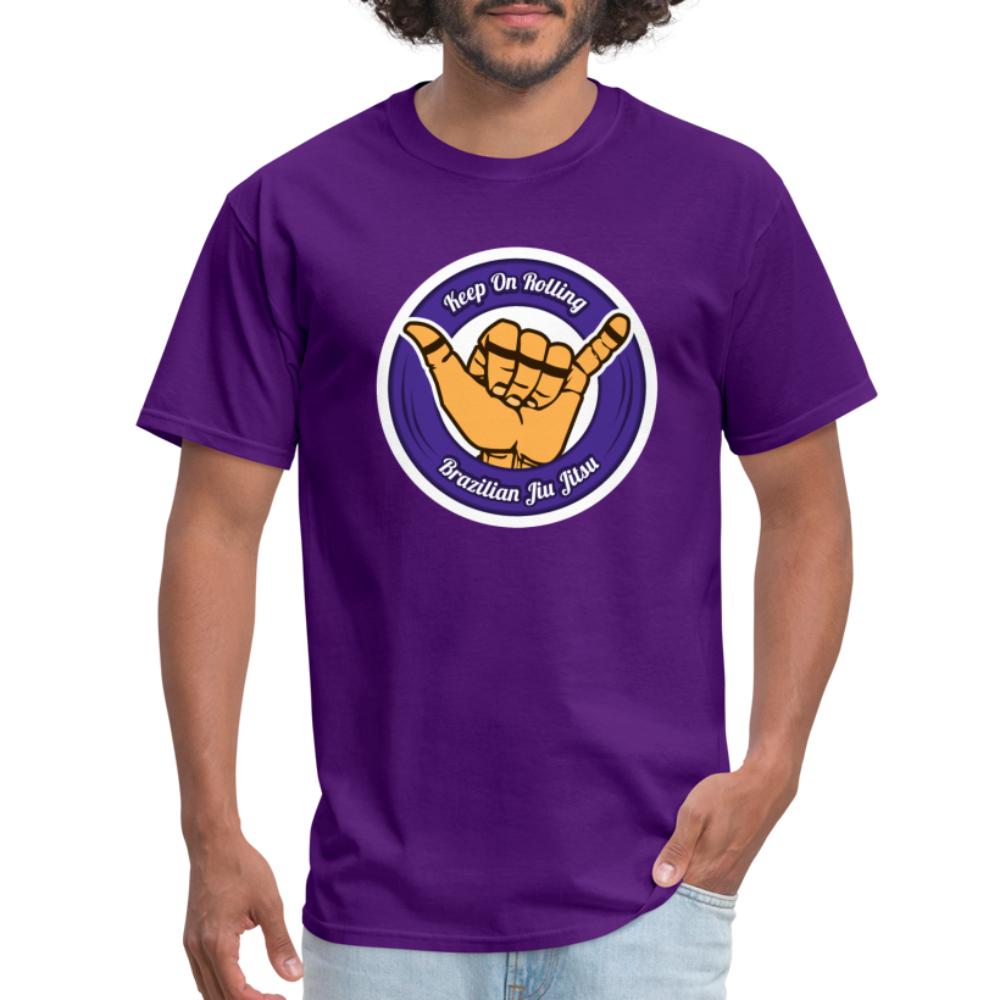 Keep On Rolling Purple Unisex Classic T-Shirt - purple
