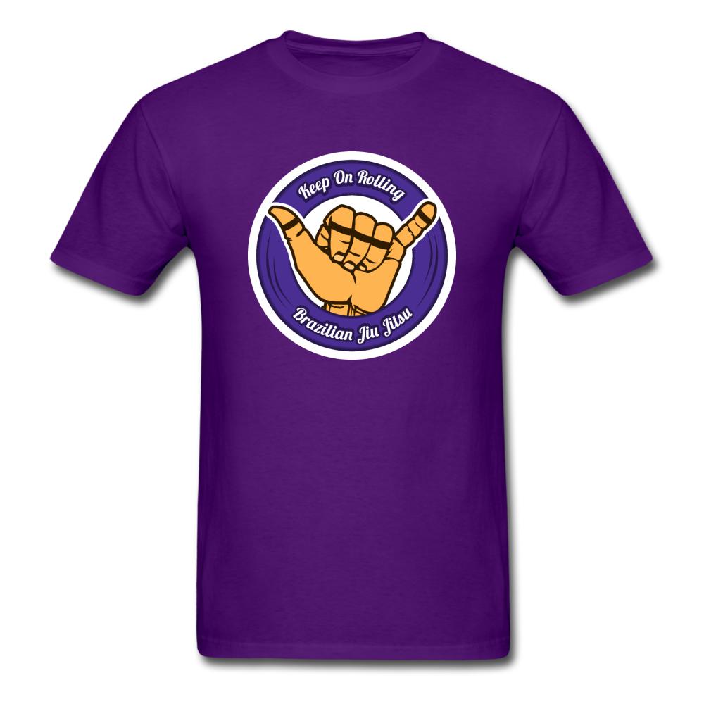 Keep On Rolling Purple Unisex Classic T-Shirt - purple