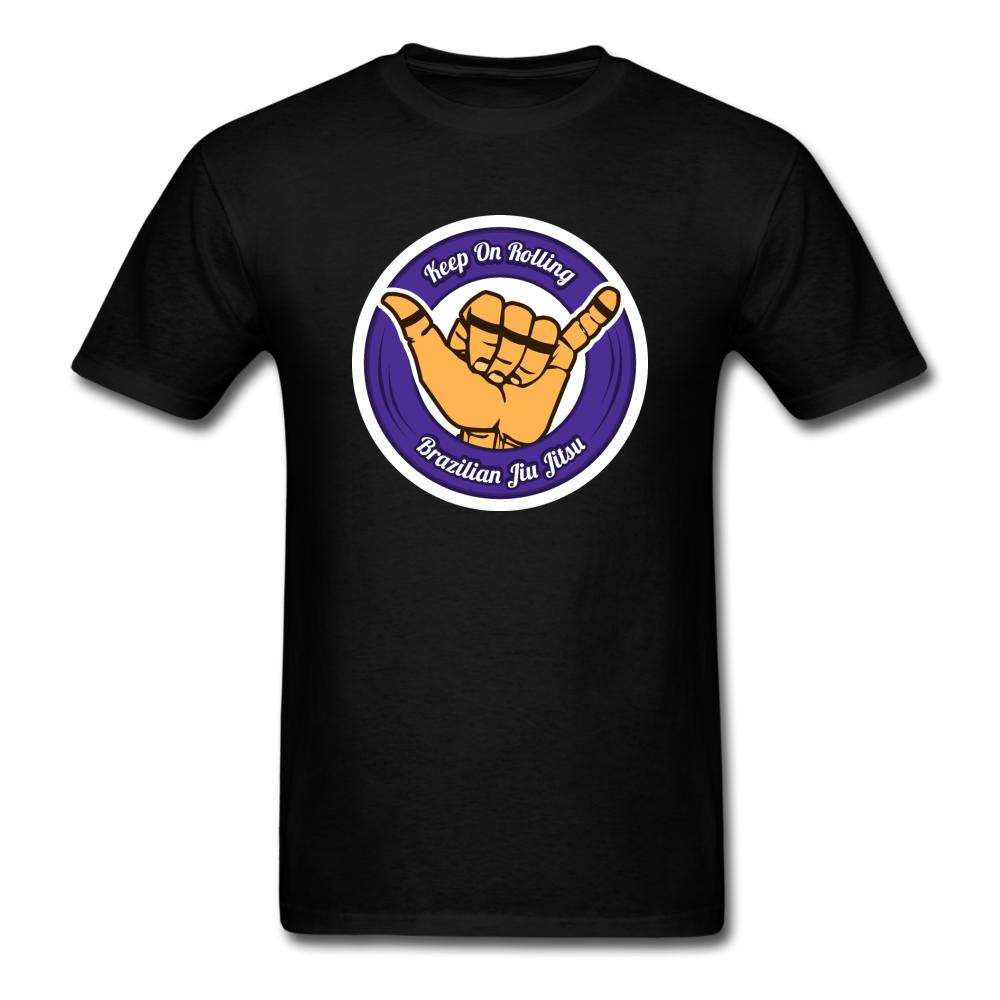 Keep On Rolling Purple Unisex Classic T-Shirt - black