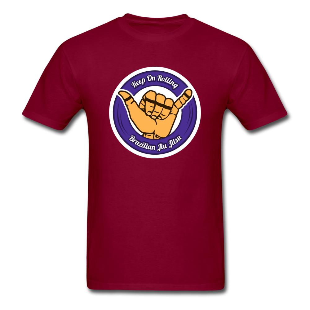 Keep On Rolling Purple Unisex Classic T-Shirt - burgundy