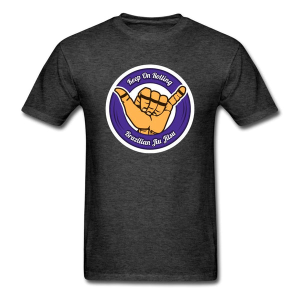 Keep On Rolling Purple Unisex Classic T-Shirt - heather black