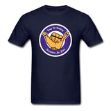 Keep On Rolling Purple Unisex Classic T-Shirt - navy