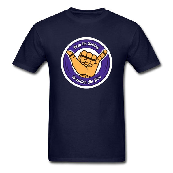 Keep On Rolling Purple Unisex Classic T-Shirt - navy