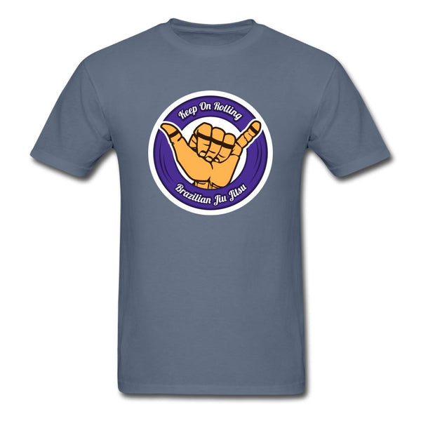 Keep On Rolling Purple Unisex Classic T-Shirt - denim