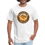 Keep On Rolling Brown Belt Unisex Classic T-Shirt - white