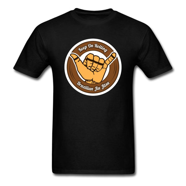 Keep On Rolling Brown Belt Unisex Classic T-Shirt - black