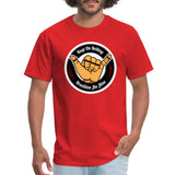 Keep On Rolling Black and Red Unisex Classic T-Shirt - red