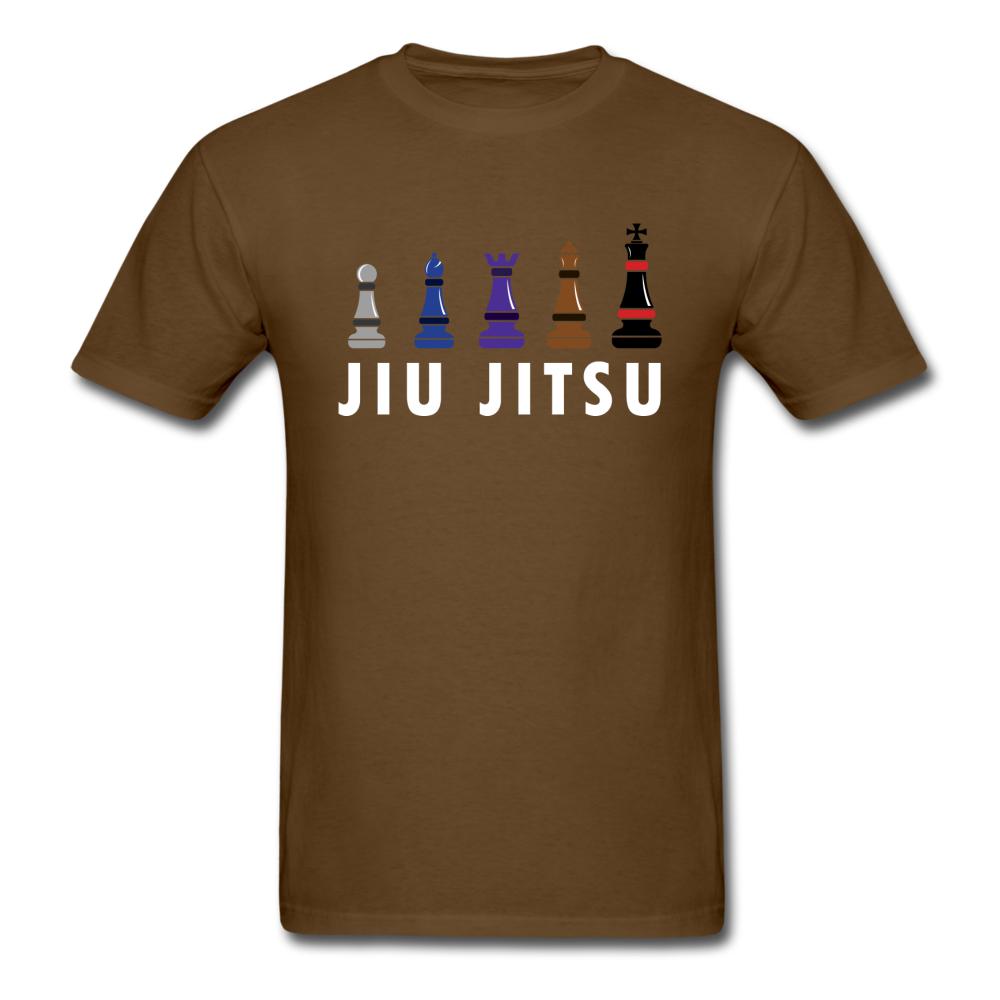 Chess Jiu Jitsu Unisex Classic T-Shirt - brown