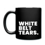 White Belt Tears Full Color Mug - black