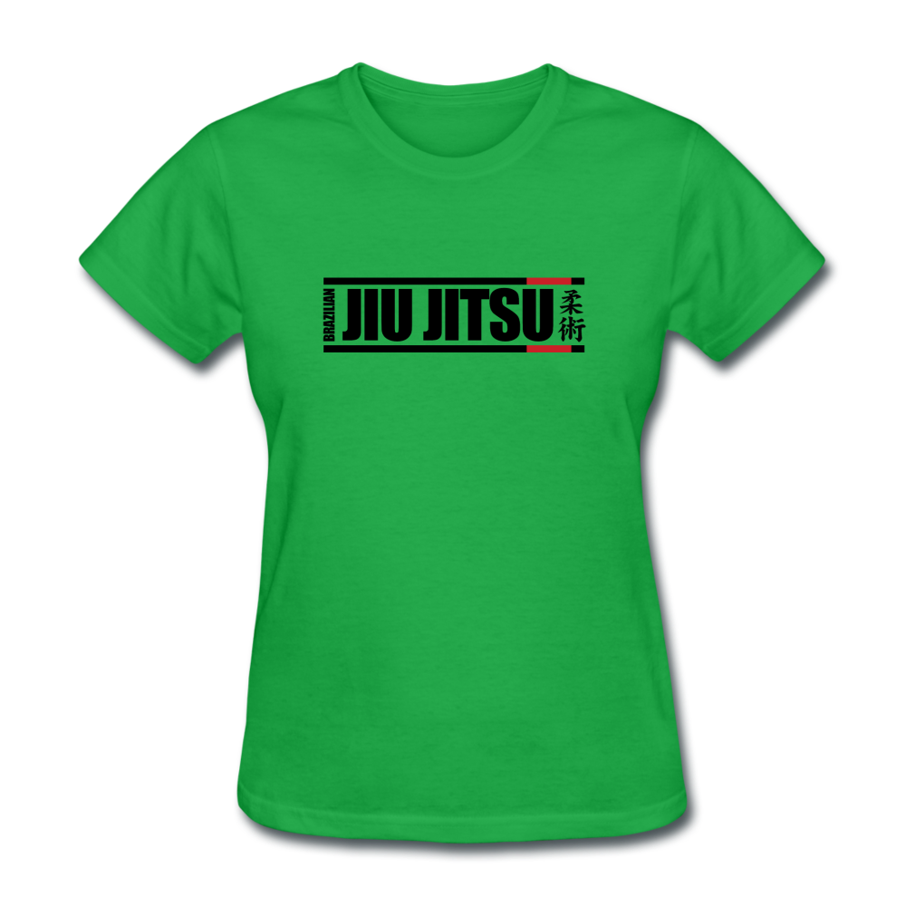 Brazilian Jiu JItsu hieroglyphics Women's T-Shirt - bright green