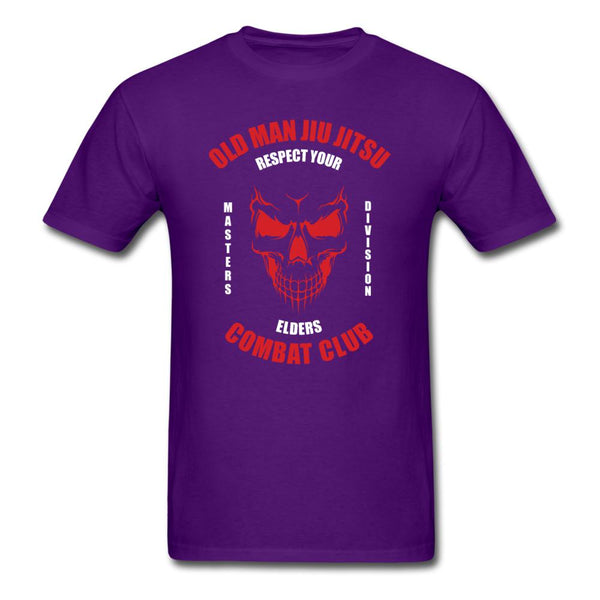Old Man Jiu Jitsu Red Unisex Classic T-Shirt - purple
