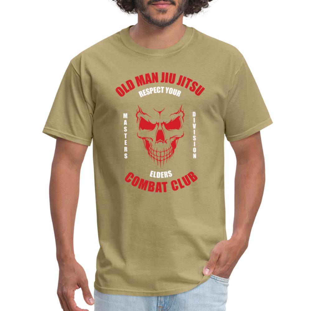 Old Man Jiu Jitsu Red Unisex Classic T-Shirt - khaki