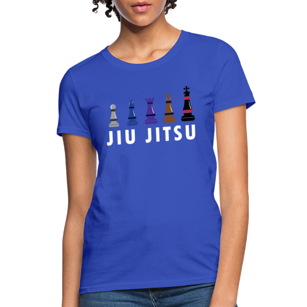 Chess Jiu Jitsu Women's T-Shirt - royal blue