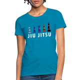 Chess Jiu Jitsu Women's T-Shirt - turquoise
