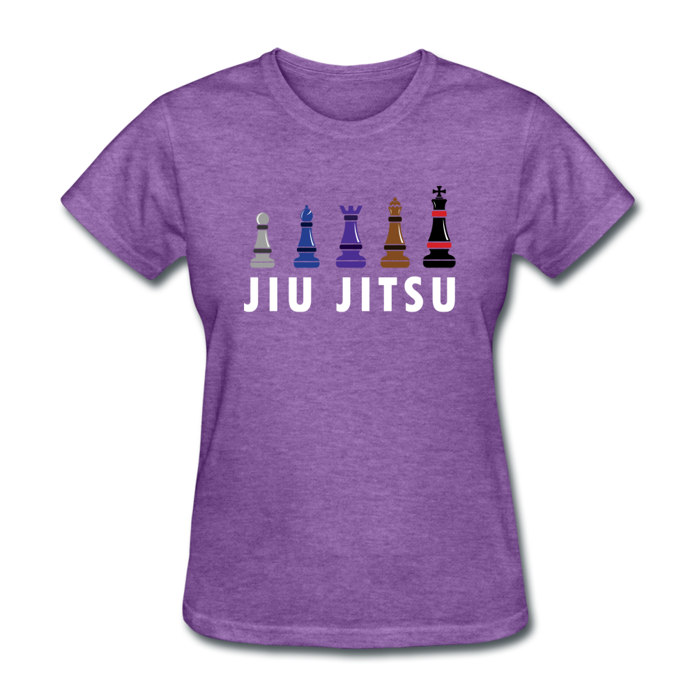 Chess Jiu Jitsu Women's T-Shirt - purple heather