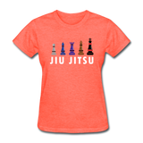 Chess Jiu Jitsu Women's T-Shirt - heather coral