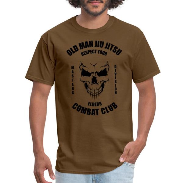 Old Man Jiu Jitsu Unisex Classic T-Shirt - brown