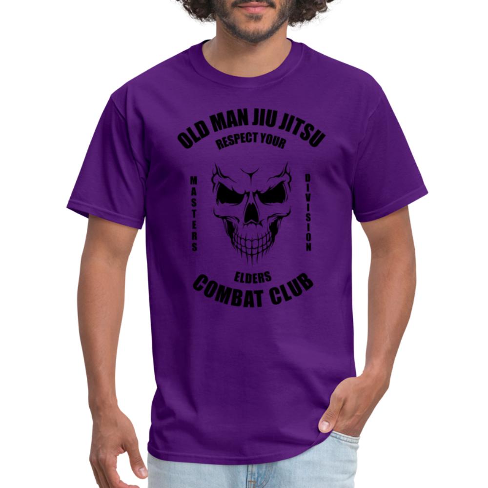 Old Man Jiu Jitsu Unisex Classic T-Shirt - purple