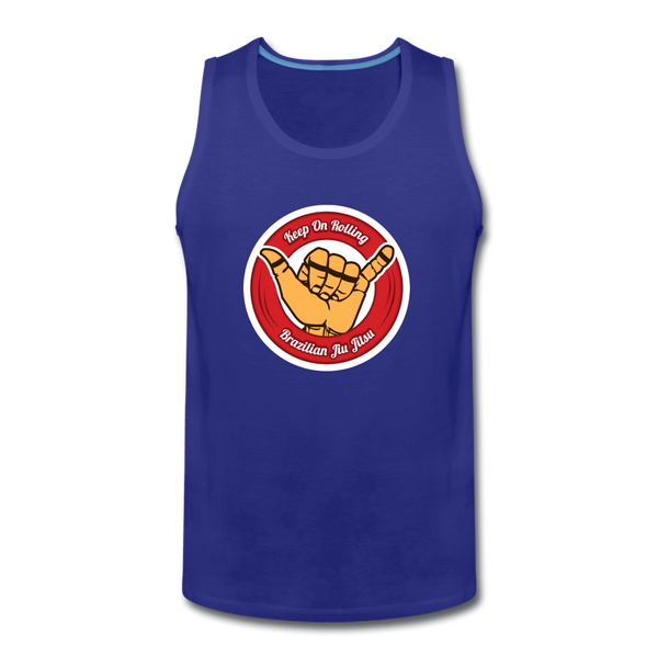 Keep On Rolling Red Men’s Tank Top - royal blue
