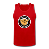 Keep On Rolling Black and Red Men’s Tank Top - red
