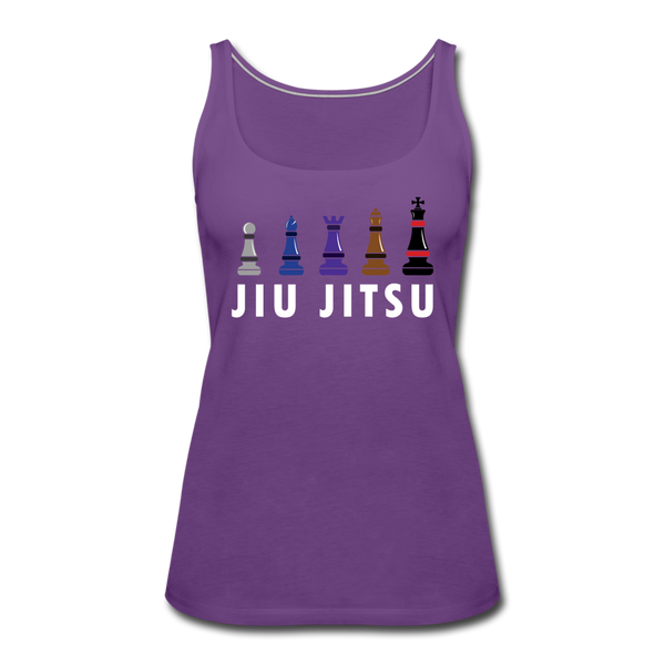 Chess Jiu Jitsu Women’s Tank Top - purple