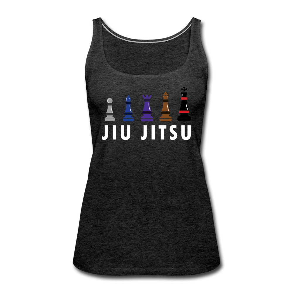 Chess Jiu Jitsu Women’s Tank Top - charcoal grey