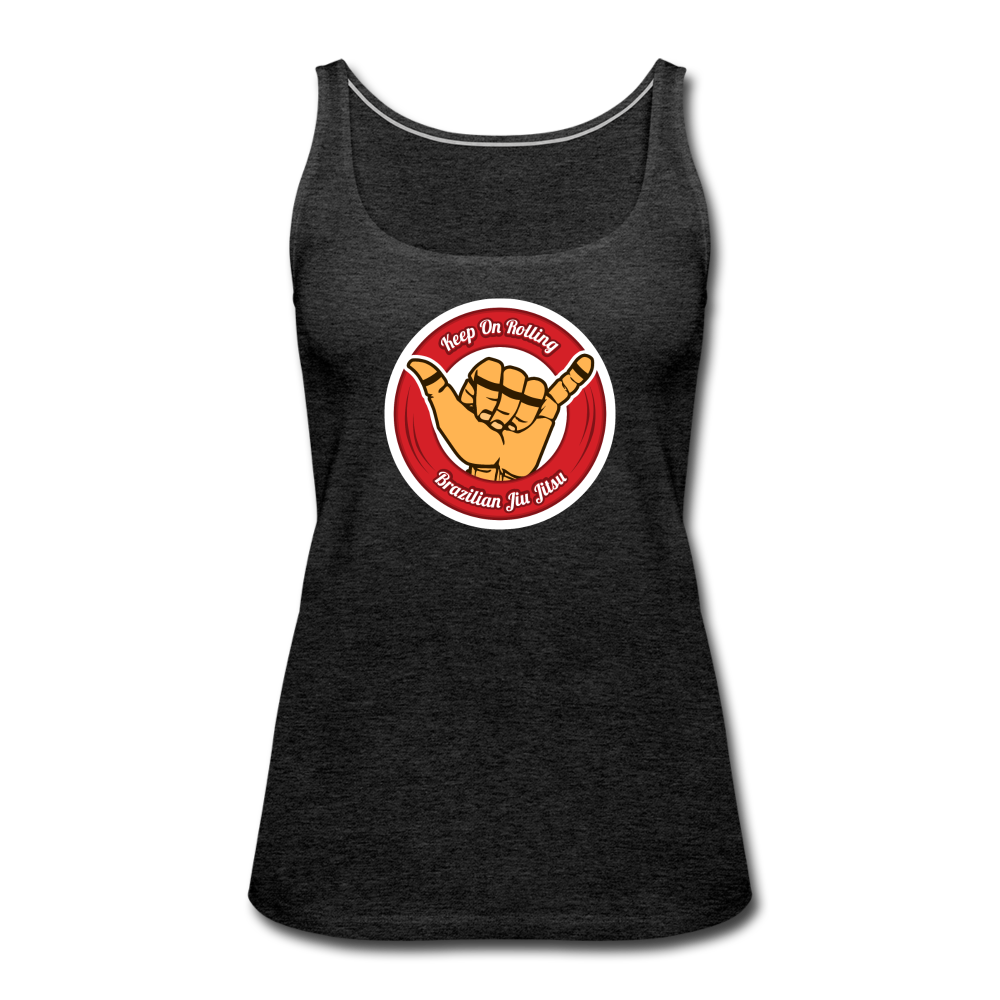 Keep On Rolling Red Women’s Tank Top - charcoal grey